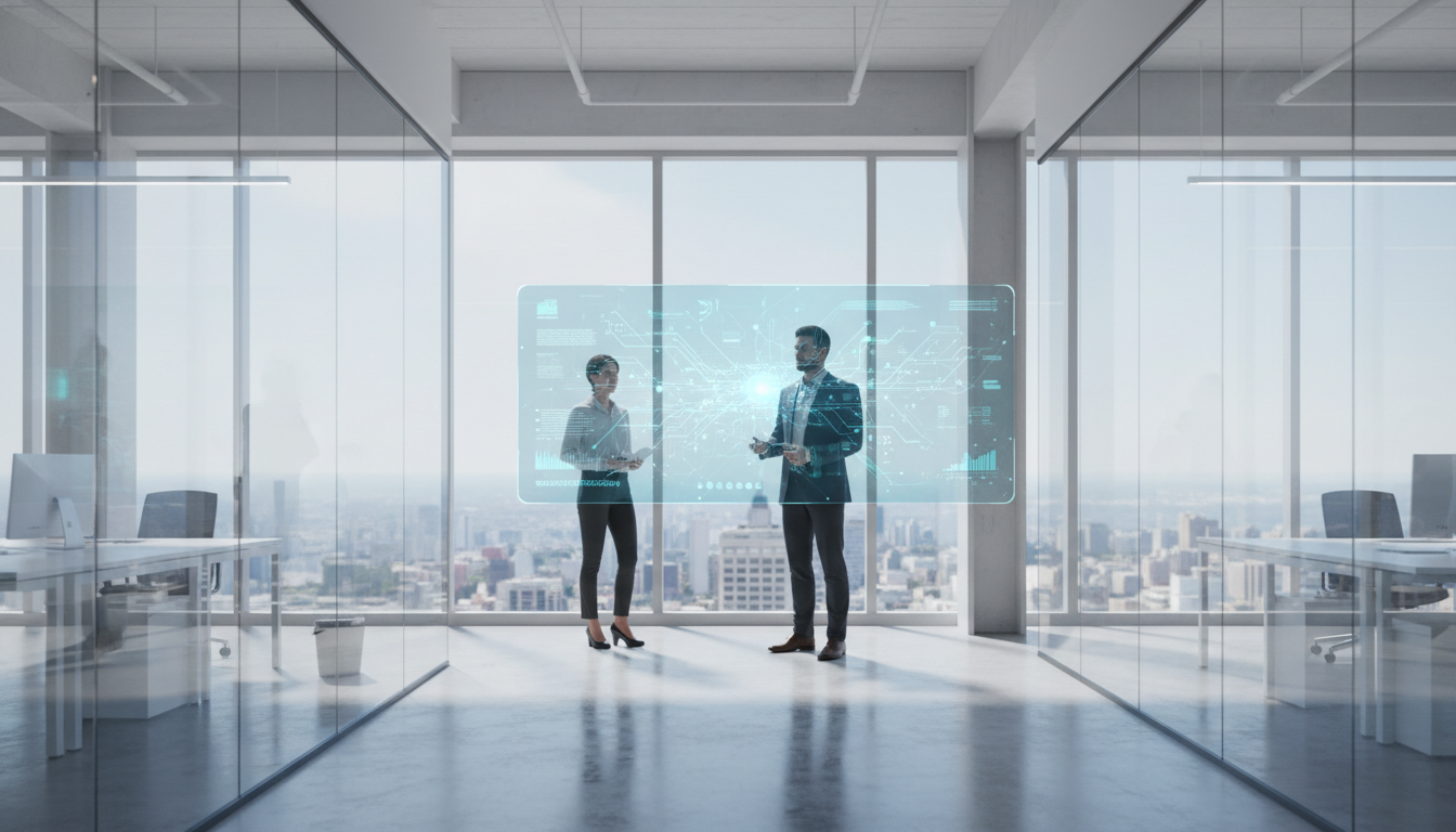 AI digital transformation visual