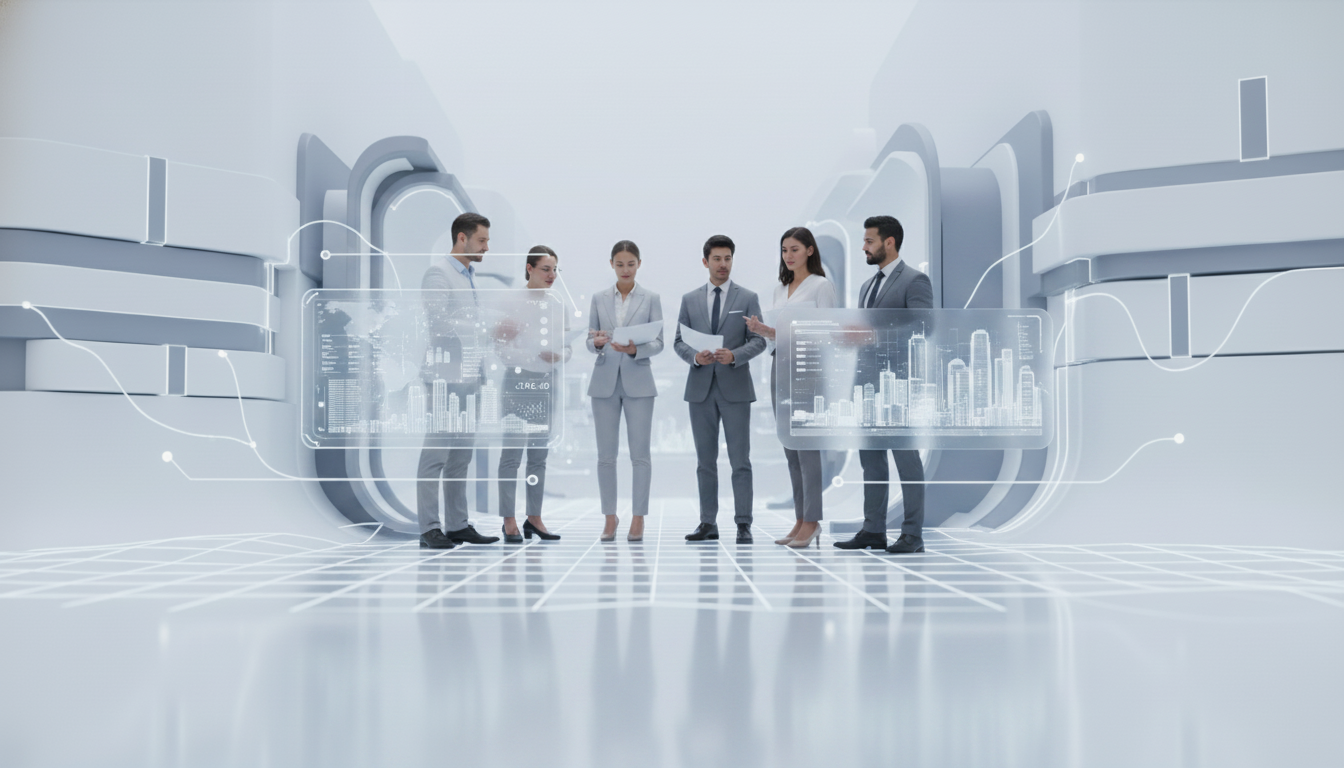 Architectural digital transformation visual