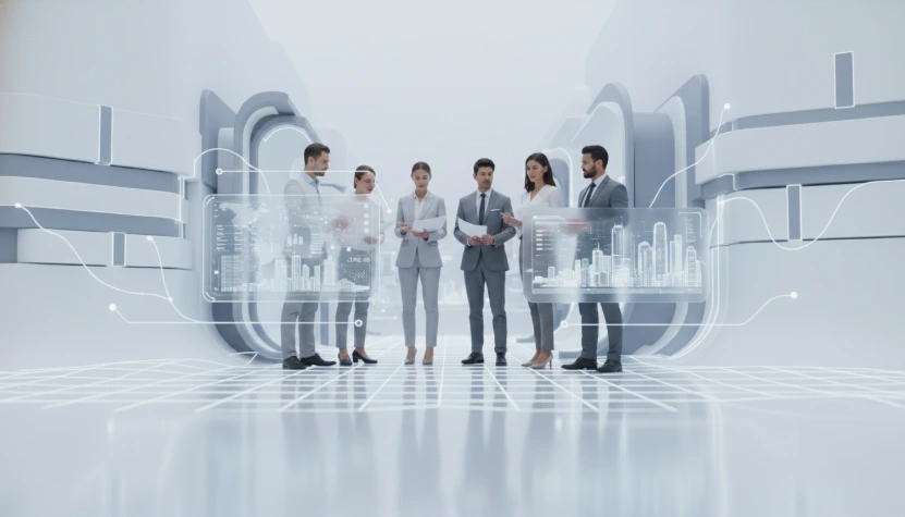 Architectural digital transformation visual
