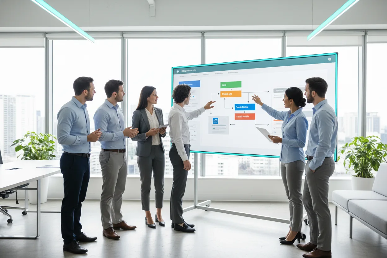 Enterprise web platform design