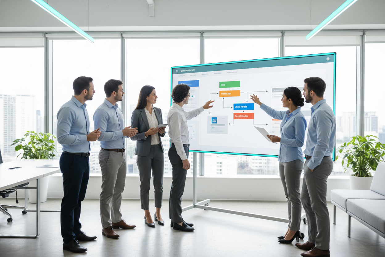 Enterprise web platform design