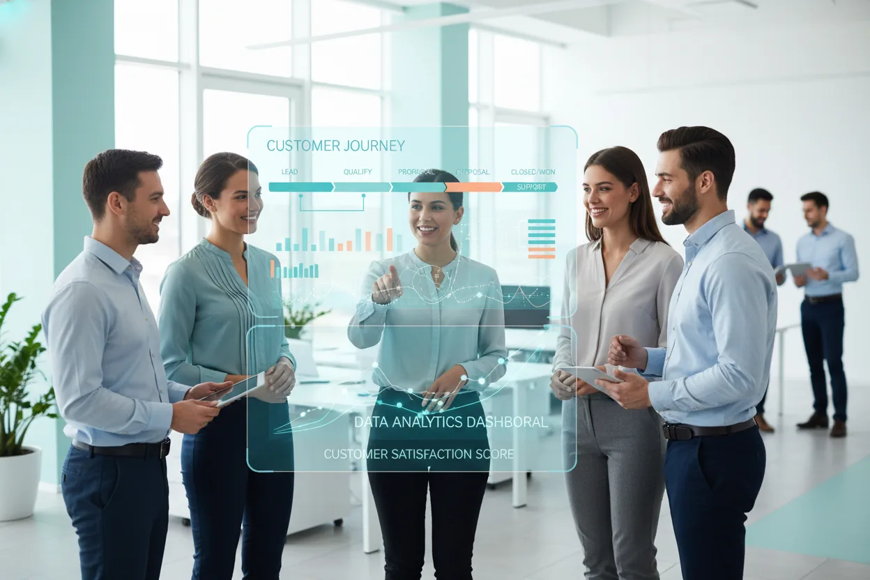 CRM customer operations and analytics